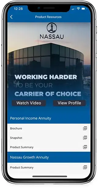 picture of agent app marketing materials