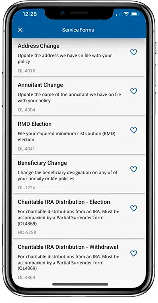 picture of agent app service forms