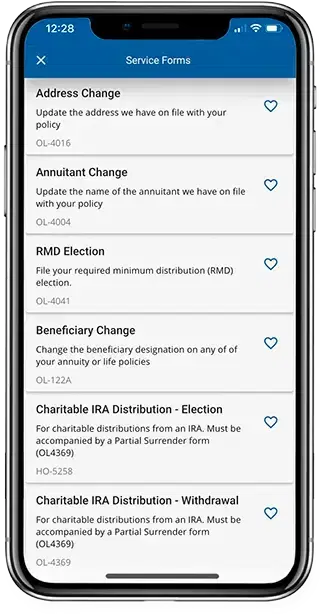 picture of agent app service forms