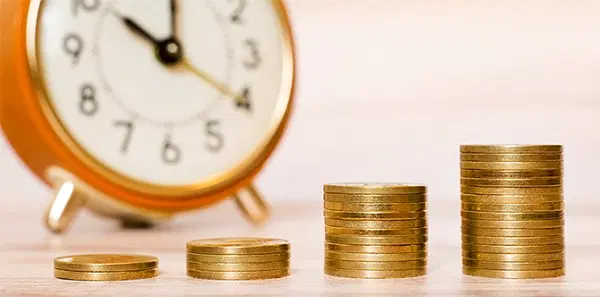 picture of stacked gold coins