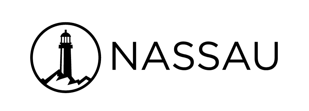 Nassau Black Horizontal Logo