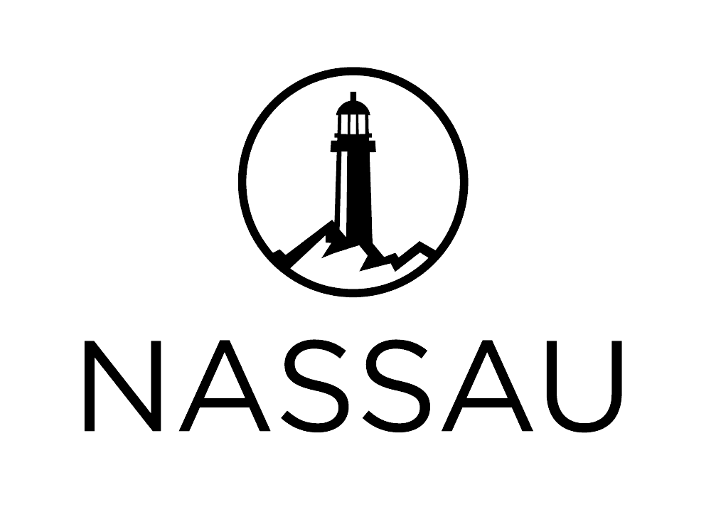 Nassau Black Stacked Logo