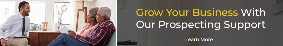 Banner showing clients with a financial professional