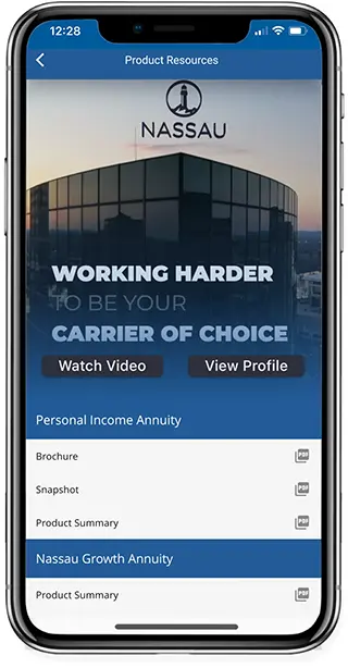 Nassau Agent App Marketing Materials